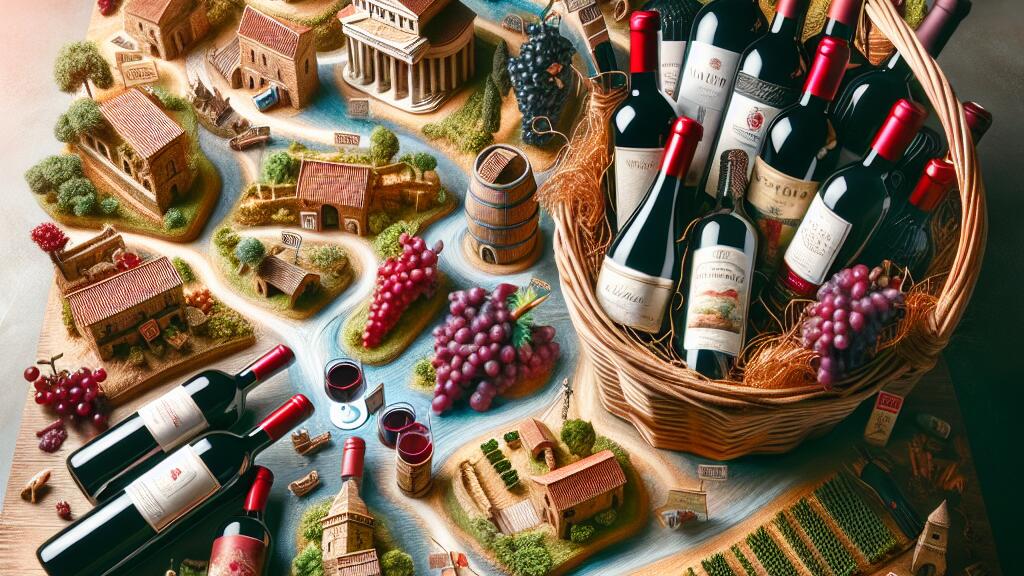 Exploring Different Regions and Styles of Red Wine in Gift Baskets