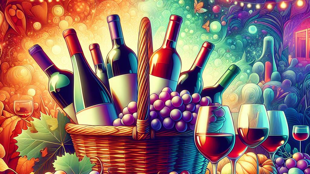 Red Wine Basket Ideas for Wine Tasting Parties and Events